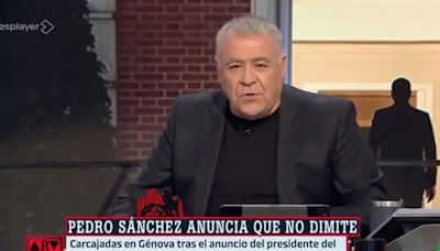 Antonio García Ferreras define con una única frase la decisión de Pedro Sánchez