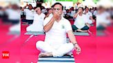 10th International Day of Yoga celebrated across Assam | Guwahati News - Times of India