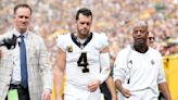 Saints QB Derek Carr is week-to-week due to shoulder sprain: 'We dodged a bullet there'