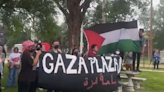 Two UH students arrested as police shut down pro-Palestinian camp