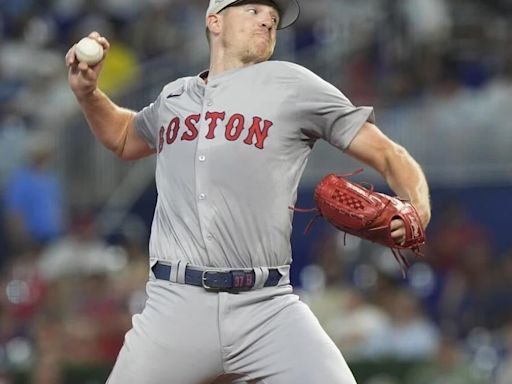 Boston’s Nick Pivetta loses no-hit bid in 7th inning on 2-out triple by Marlins’ Jesus Sanchez