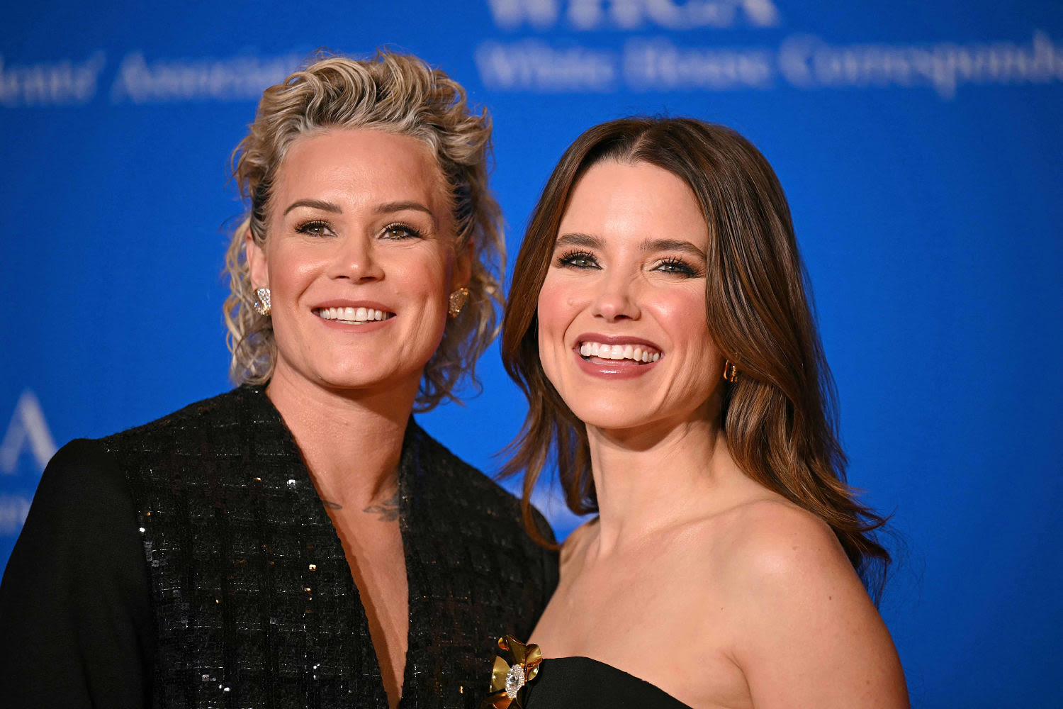 Sophia Bush and Ashlyn Harris make their red carpet debut as a couple