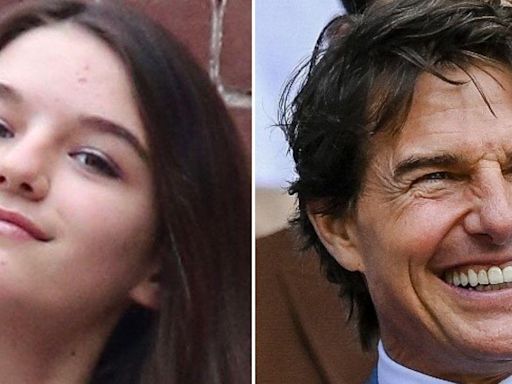 Suri Cruise, 18, Looks Carefree With Pal in NYC After Dissing Dad Tom by Dropping His Surname for Broadway Performance