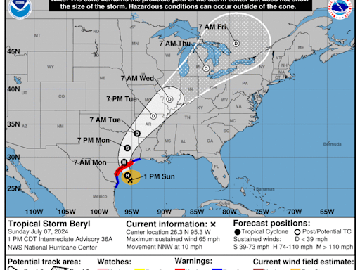 Beryl se fortalece y tocará tierra en Texas como huracán. Piden acatar órdenes de evacuación