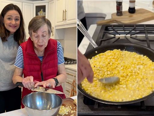 Jennifer Garner and Her Mom Demonstrate the ‘Grandmom Corn’ Recipe That Jennifer ‘Grew Up on’ and Her Kids Now Love