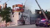 Crews battling fire at former Atlanta Eagle, Kodak buildings in Midtown