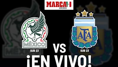 México Sub-23 vs Argentina EN VIVO. Partido hoy - Amistoso de la Selección Mexicana | Marca