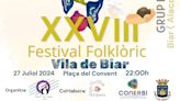 Este sábado se realiza el 28 festival de folklore "Vila de Biar"