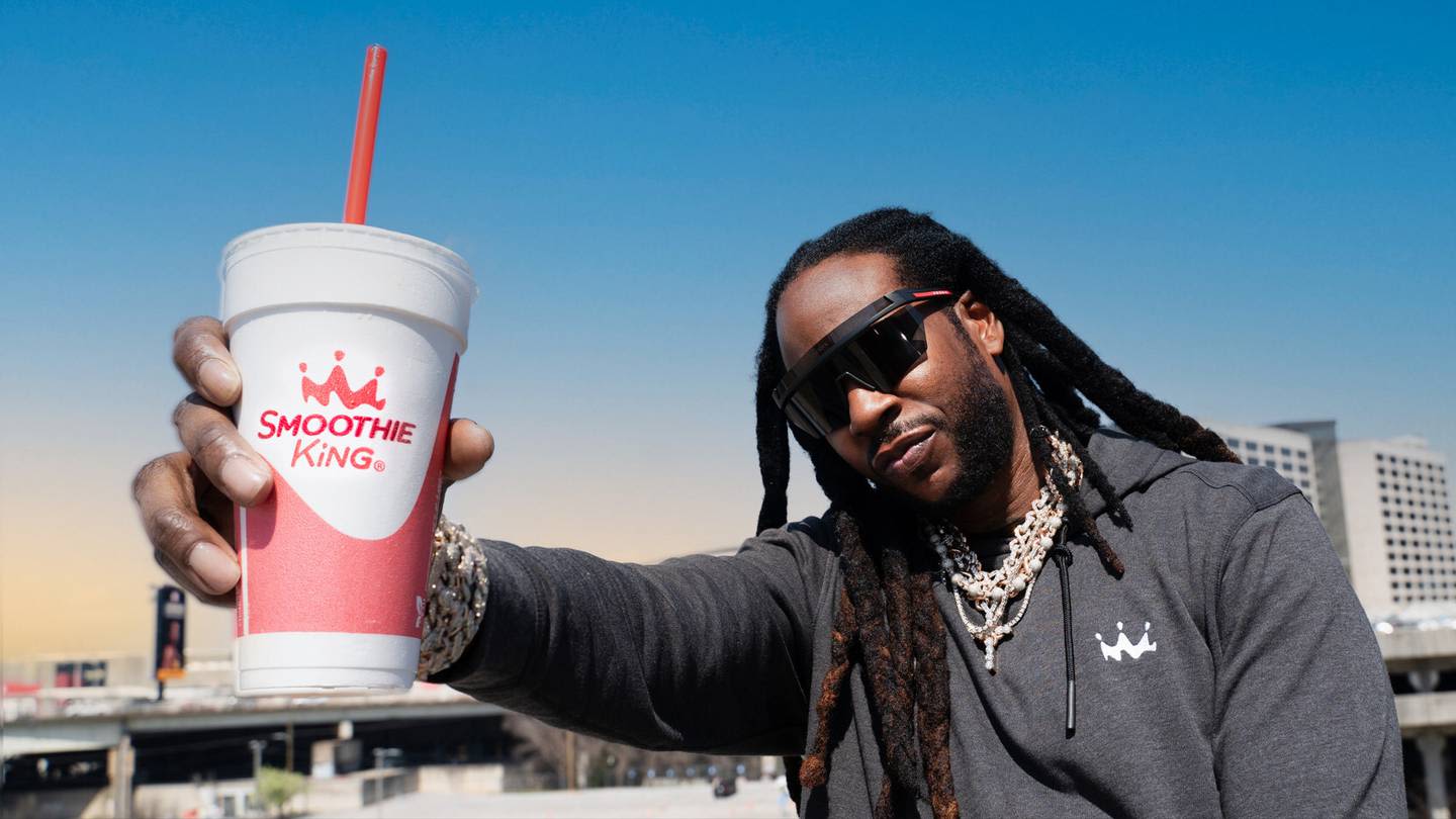 Atlanta rapper becomes latest franchise owner for Smoothie King, opens spot at State Farm Arena