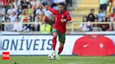 Lionel Messi-esque? — Cristiano Ronaldo scores left-footed screamer in Portugal's 3-0 win over Ireland. Watch | Football News - Times of India