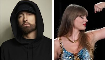 Eminem brings Taylor Swift's historic reign at no. 1 to end, Stevie Wonder's record stays intact