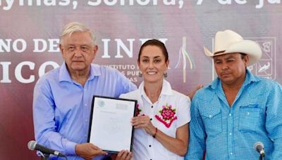 “Es la más preparada”: AMLO elogia a Claudia Sheinbaum durante gira en Guaymas, Sonora; encabezan Plan de Justicia para el Pueblo Yaqui