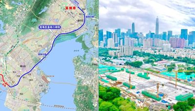 深圳機場延伸至皇崗口岸 穗莞深城際中心公園存車場提前半年封頂