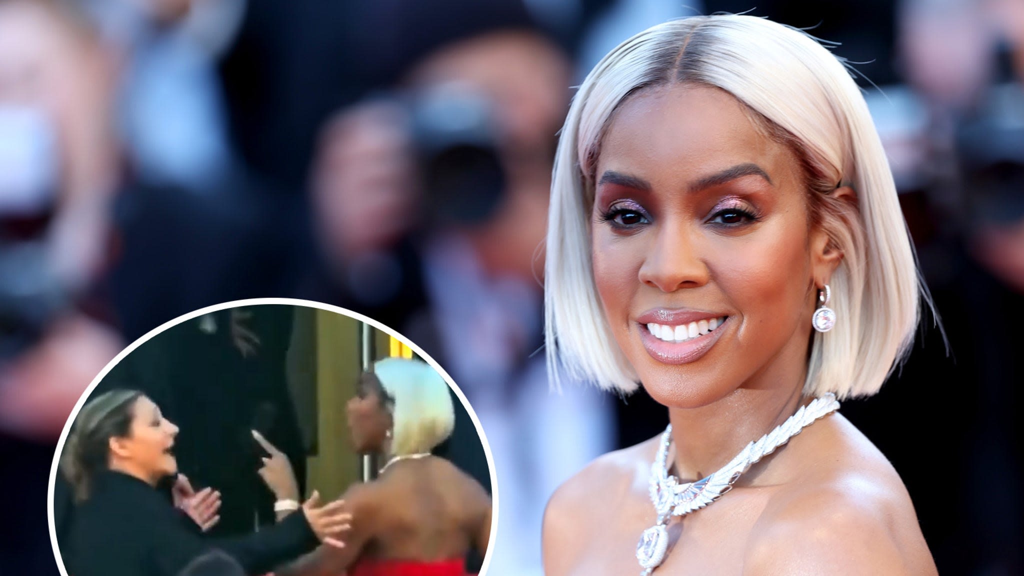 Lip Reader Confirms What Kelly Rowland Said During Tense Red Carpet Moment at Cannes