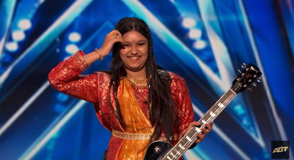 'America's Got Talent' judges caught off guard by 10-year-old girl's heavy metal performance