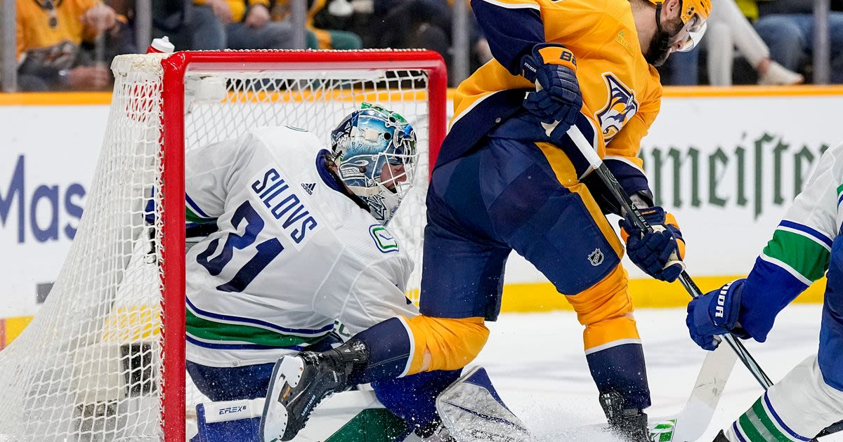 Canucks advance to 2nd round, beating Predators 1-0 in Game 6 on Pius Suter’s late goal