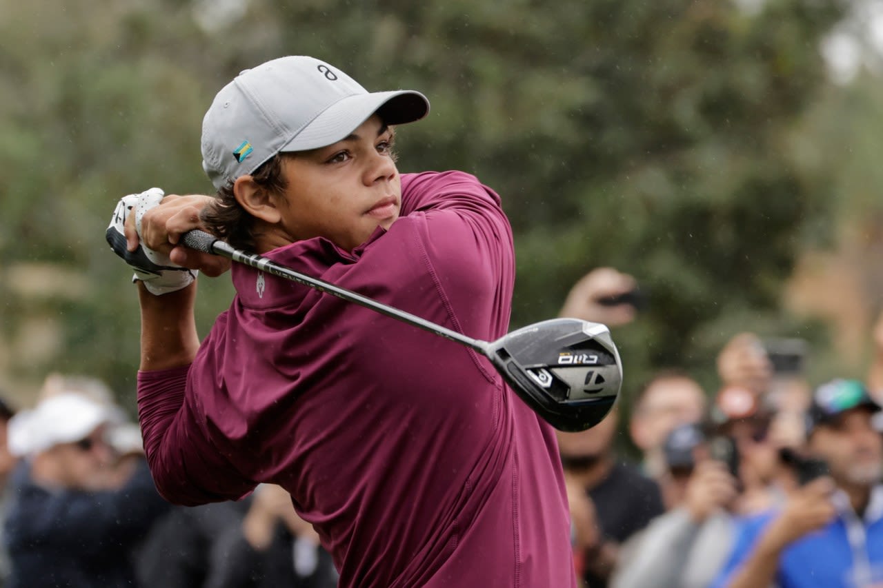 Charlie Woods, son of Tiger, shoots 81 in local qualifier and fails in bid to play in US Open