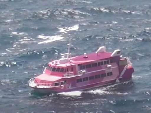 More than 100 people rescued after night adrift on high-speed ferry in Japan