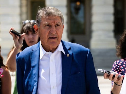 Joe Manchin, one of the few threats to Kamala Harris, says he won't take her on