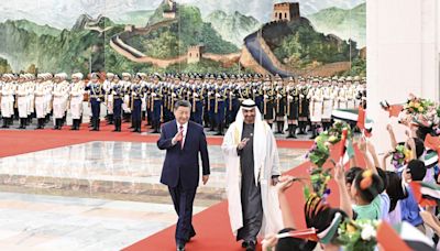習近平在北京與阿聯酋總統穆罕默德會談 - RTHK