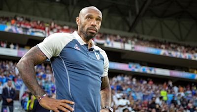 Thierry Henry was as cool as they come as a player. He's showing emotion as a coach at the Olympics