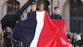 Olympic Medalist Marie-José Pérec Closes the Vogue World 2024 Show in Style Wearing a Red, White, and Blue Dress