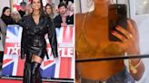 Alesha Dixon sizzles in sheer gold bra and denim hot pants