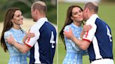 Kate Middleton Congratulates Prince William on Polo Win with a Rare Public Kiss! See the Cute Moment