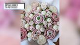 Christie's Boucakes in Lowell, Indiana makes realistic cupcake bouquets too pretty to eat