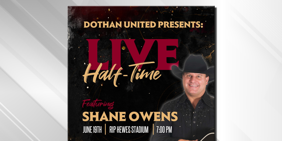 Shane Owens to perform halftime show at upcoming Dothan United match