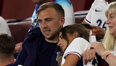 Dani Dyer consoles Jarrod Bowen at Euro 2024