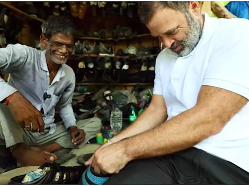 Rs 10 Lakh For Slipper Stitched By Rahul? UP Cobbler Says 'No Thanks', Plans To Frame Them