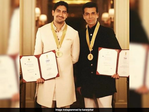 National Awards: Karan Johar Shares Pics With Ayan Mukerji: "Here's To i>Brahmastrai> Being Etched In History"