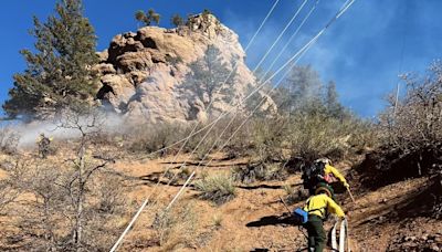 Downed power lines cause small fires in Manitou Springs