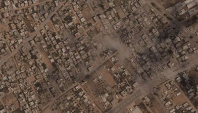 Israeli military operations in Rafah expand from airstrikes to ground operations, satellite images show