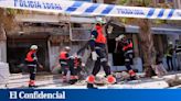 Los bomberos barajan el exceso de peso como la principal hipótesis del derrumbe del techo del edificio en Mallorca