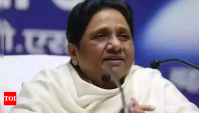 'No ground reality, mostly imaginary': Mayawati criticizes Narendra Modi-led NDA government | India News - Times of India