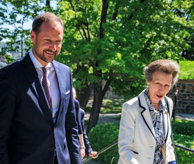 Princess Anne Reunites With Her Godson, Crown Prince Haakon, in Norway