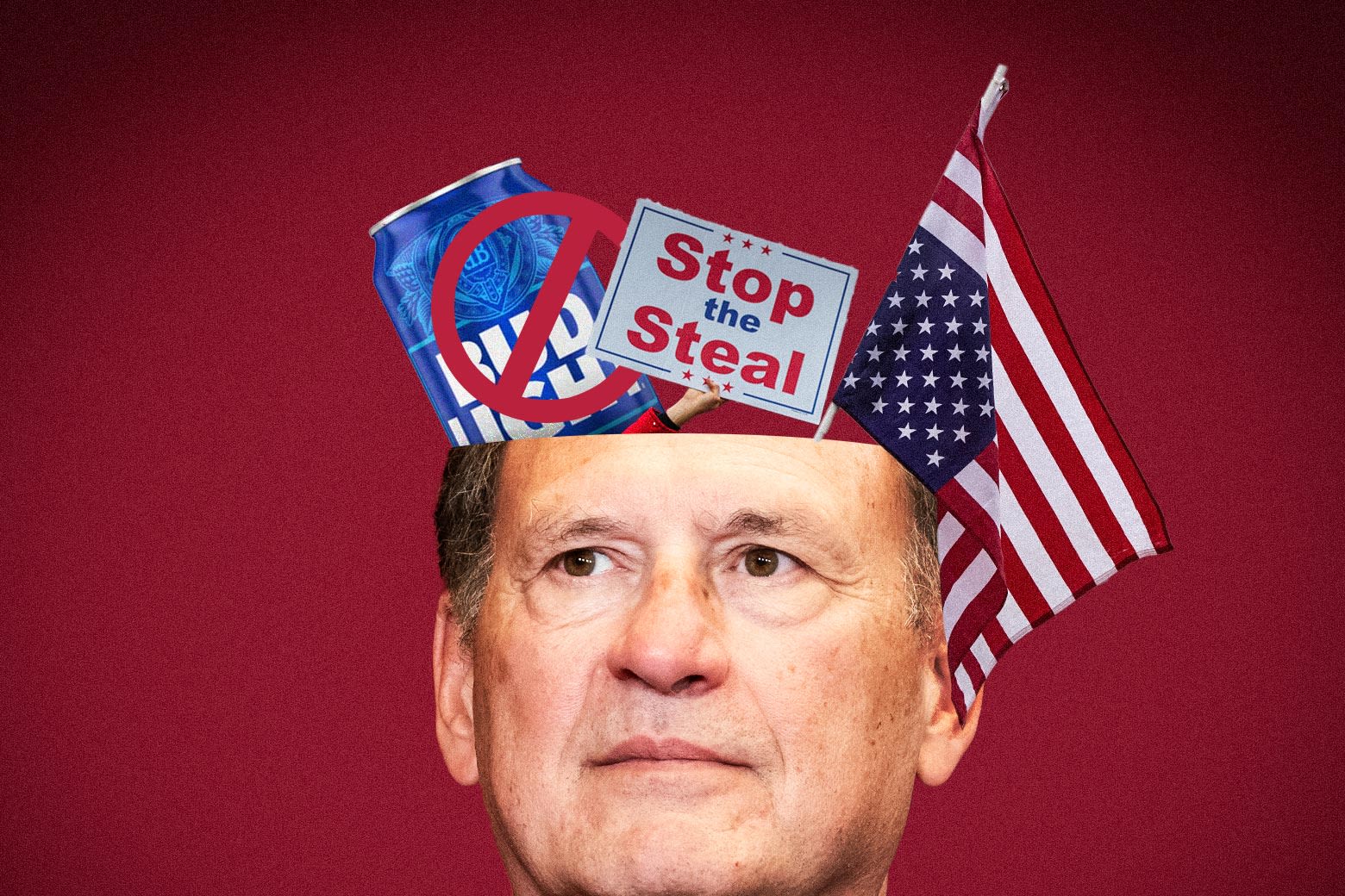 Evidence Is Building That Samuel Alito’s Brain Is Filled to the Brim With Right-Wing Internet Chum