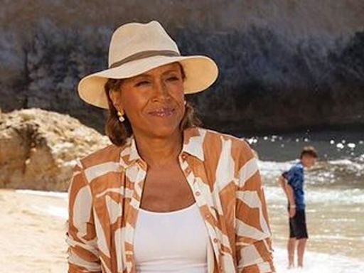 Robin Roberts looks radiant in sun-drenched beach photo during time away from GMA studios