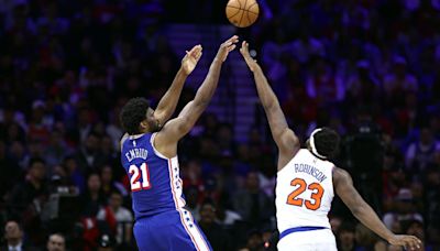 Joel Embiid scores 50 points to lead 76ers past Knicks 125-114 to cut deficit to 2-1