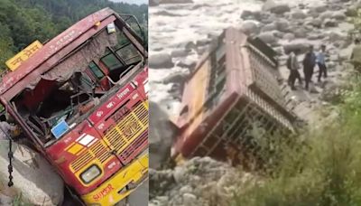 BREAKING: Private Bus Overturns Near Banu Bridge on Manali-Chandigarh Highway, 12 Injured