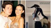 Nicola Peltz and Brooklyn Beckham re-enact Dirty Dancing lift with glimpse into glitzy NYE celebrations