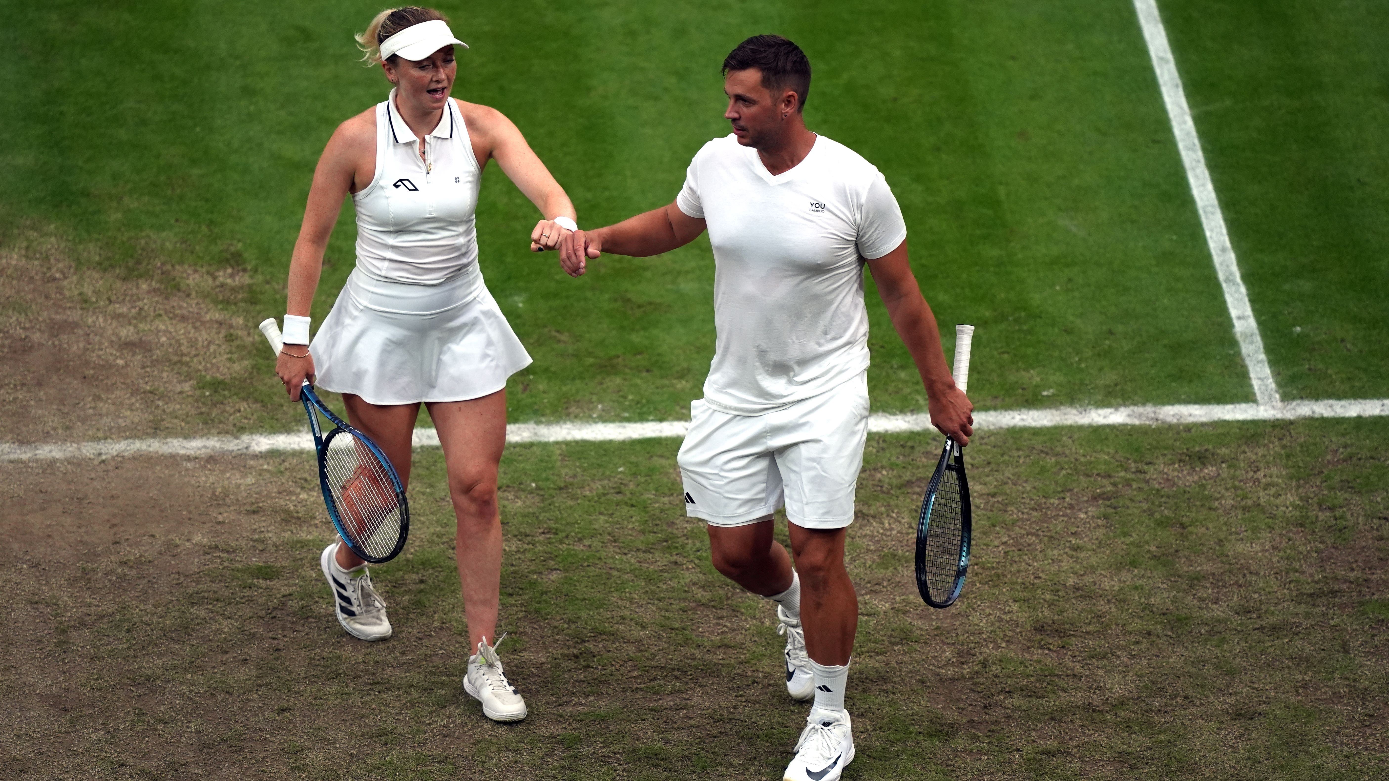 Marcus Willis reaches mixed doubles quarter-finals on Wimbledon return