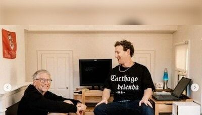At Zuckerberg's 40th birthday party, Bill Gates arrives in shorts: Pics