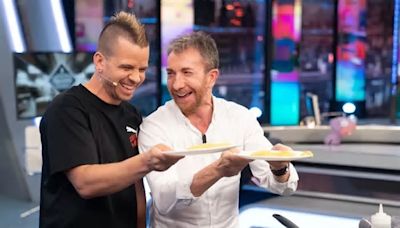 Dabiz Muñoz cuenta en El Hormiguero lo que le da de comer a su hija y critica a Pablo Motos por su alimentación