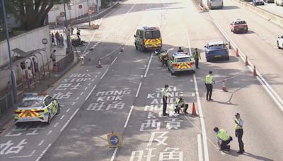 九龍灣車禍交通警員受傷一度昏迷