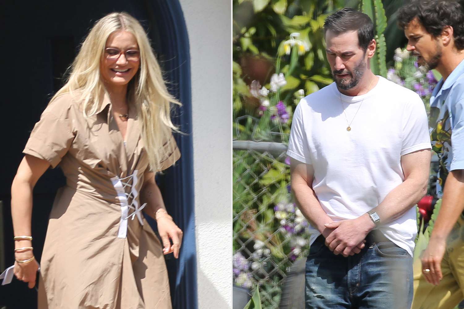 Cameron Diaz and Keanu Reeves Spotted on the Set of Their New Comedy Movie Outcome in L.A.