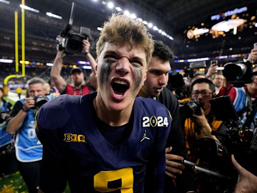 How can anyone replace J.J. McCarthy at Michigan after Tom Brady stamped him as the GOAT? -- Jimmy Watkins