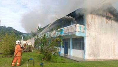 Fire severely damages student dormitory in SMK Song 1